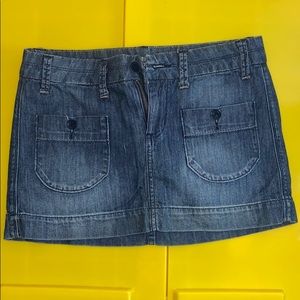 American eagle denim skirt